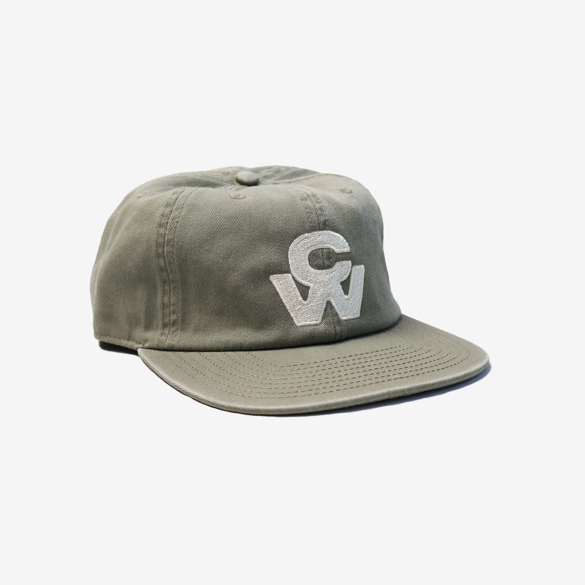 FADED CW LOGO CAP MOSS