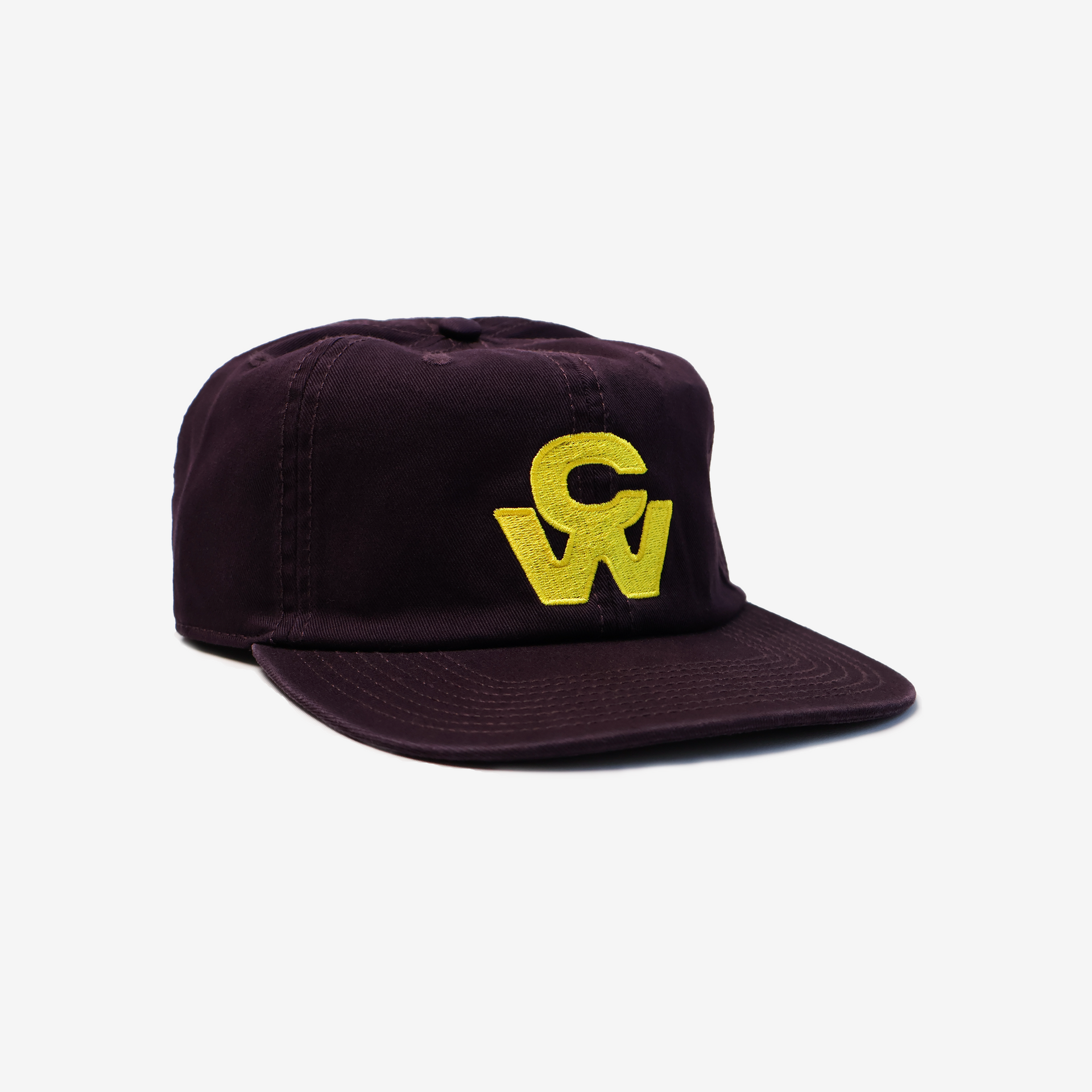 FADED CW LOGO CAP PLUM