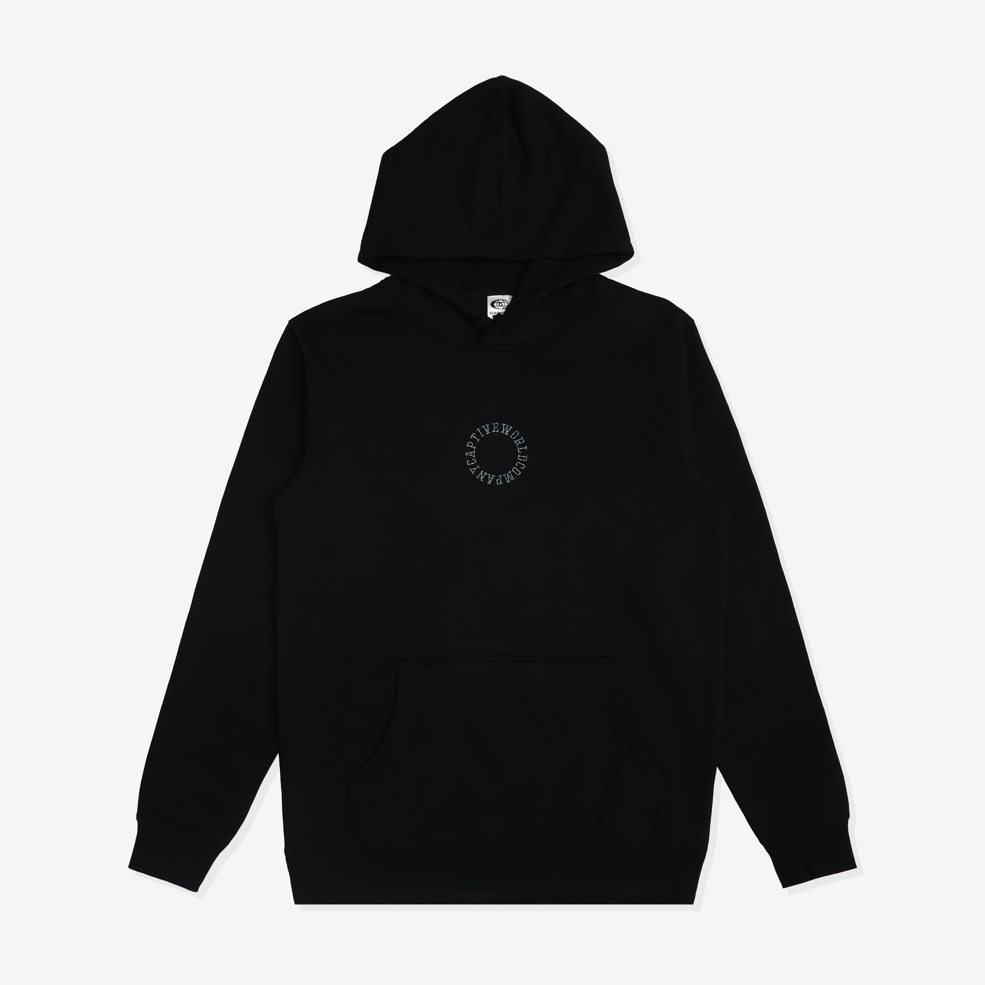 CIRCLE HOODIE BLACK