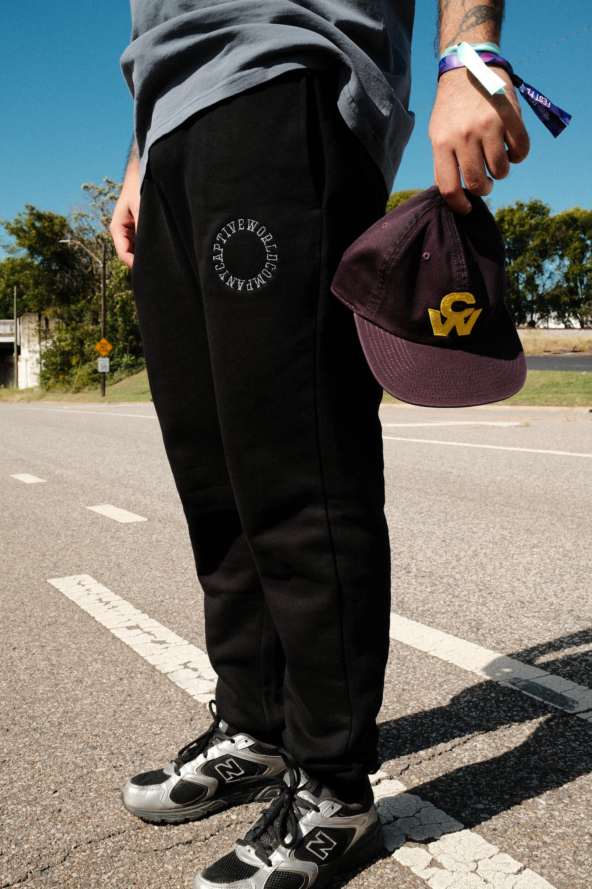 CIRCLE SWEATPANT BLACK