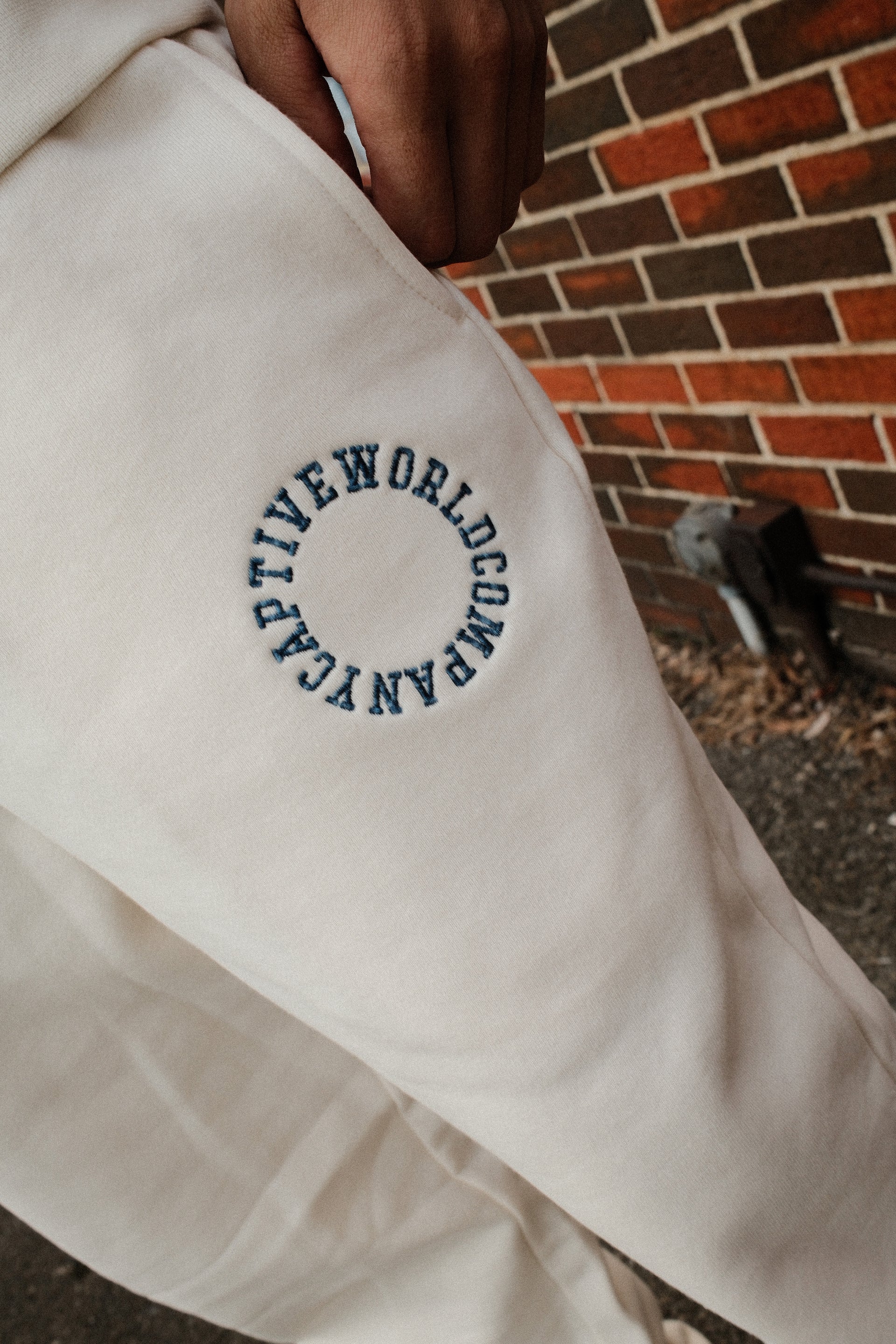 CIRCLE SWEATPANT ECRU